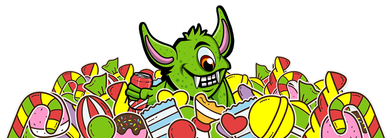 Candy Monster Footer