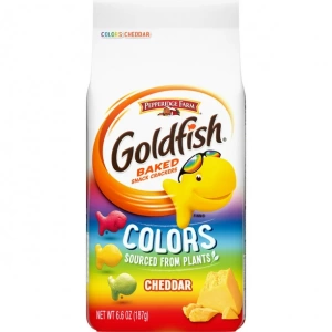 Pepperidge Farm Goldfish Crackers Colours Cheddar