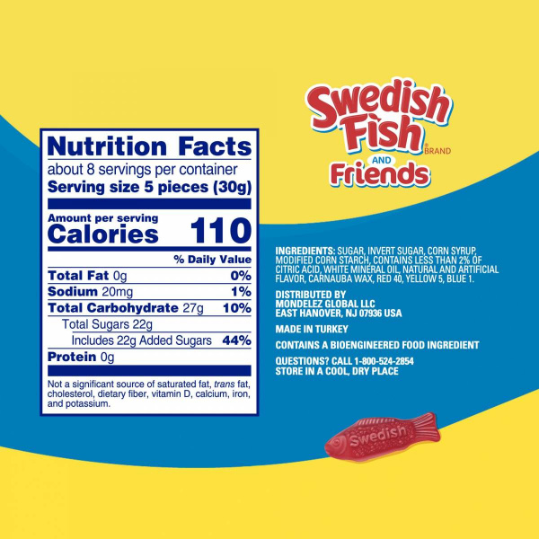 Swedish Fish and Friends Soft Chewy Candy