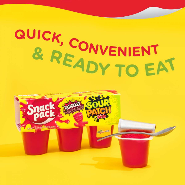 Snack Pack Sour Patch Kids Juicy Gels Redberry