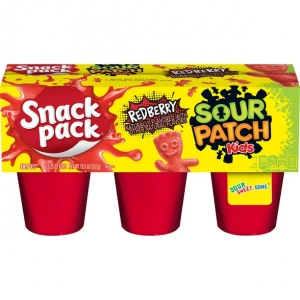 Snack Pack Sour Patch Kids Juicy Gels Redberry